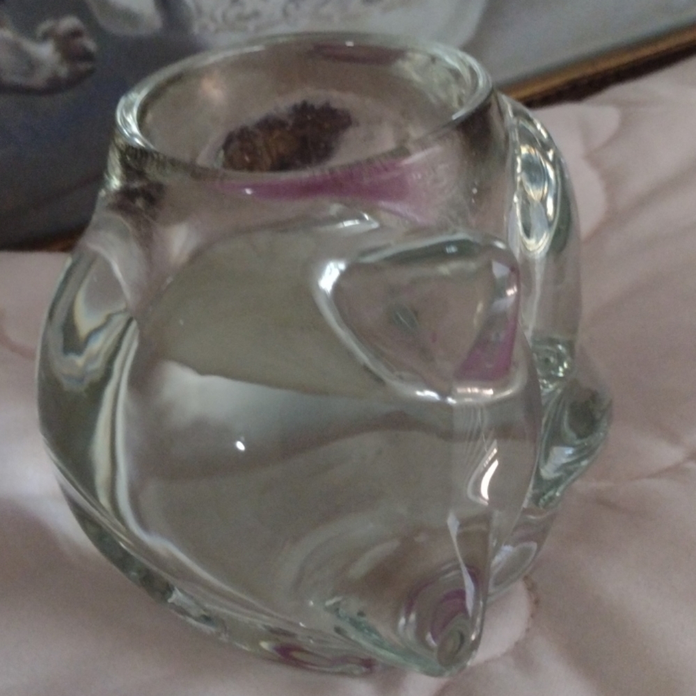 Solid Steuben Style Glass Cat - Picture 4 of 7